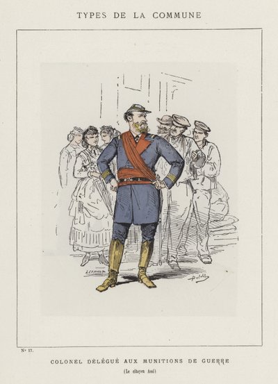 Colonel Delegue Aux Munitions de Guerre, Le Citoyen Assi by Charles Albert d Arnoux Bertall